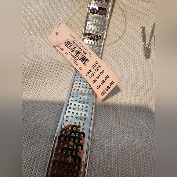 NWT Victoria's Secret Champagne Sparkle Tote Bag. - Picture 6 of 6